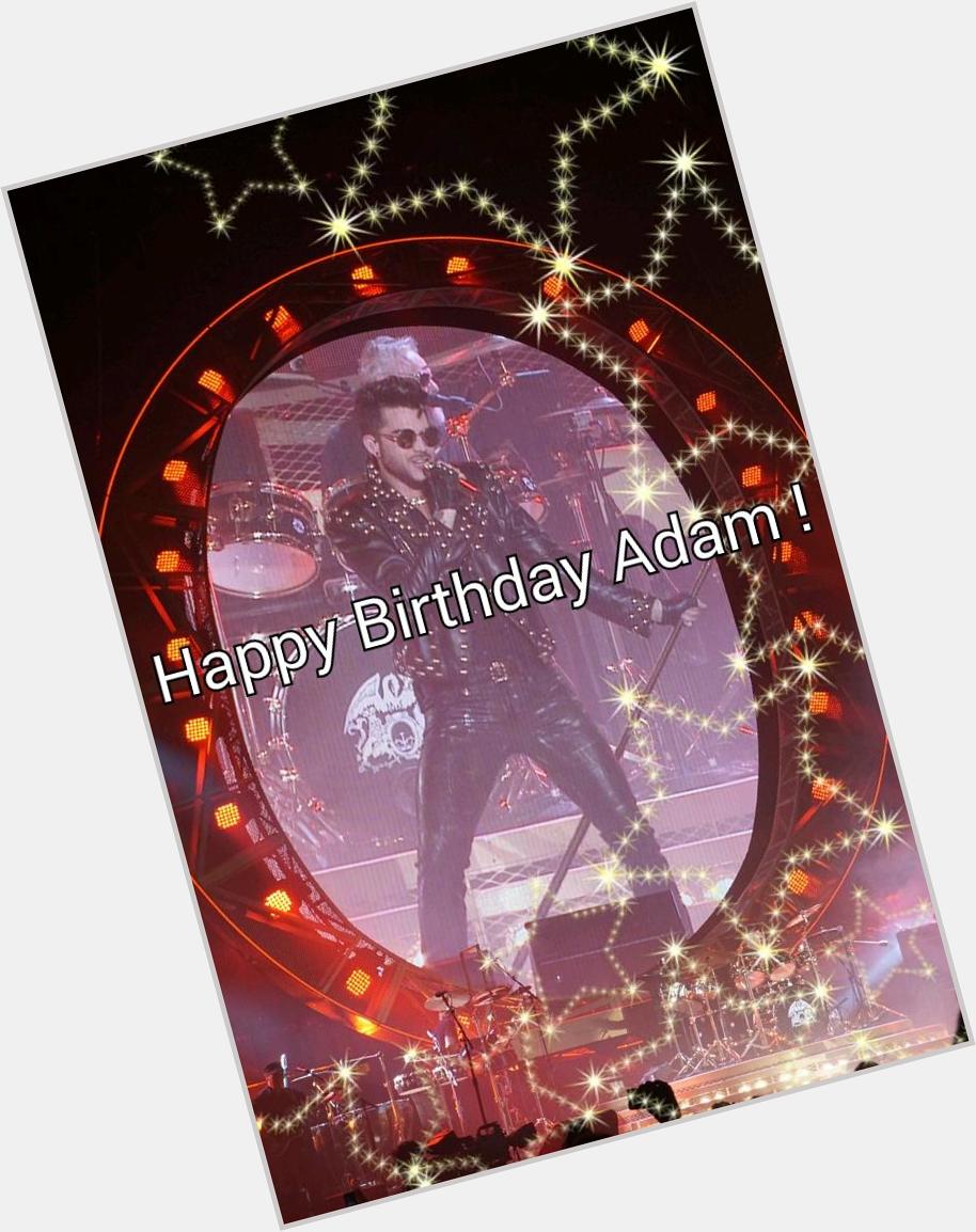 Happy Birthday Adam Lambert ! ---
Sent via Android Greeting Card.
 