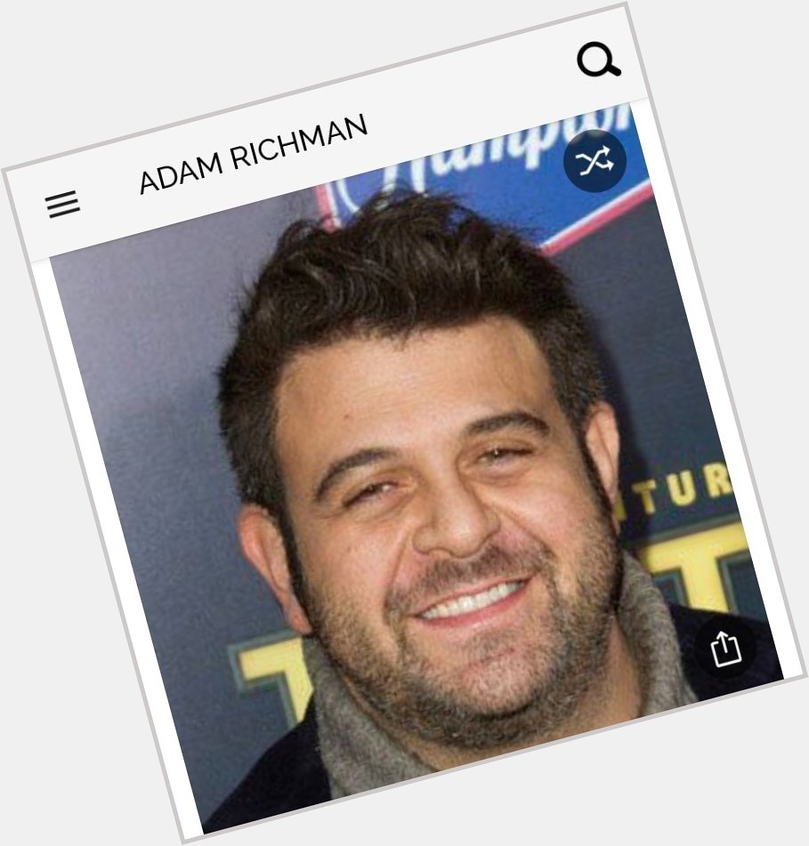 Happy birthday to this great TV Show Host who seems to be able to eat anything.  Happy birthday to Adam Richman 