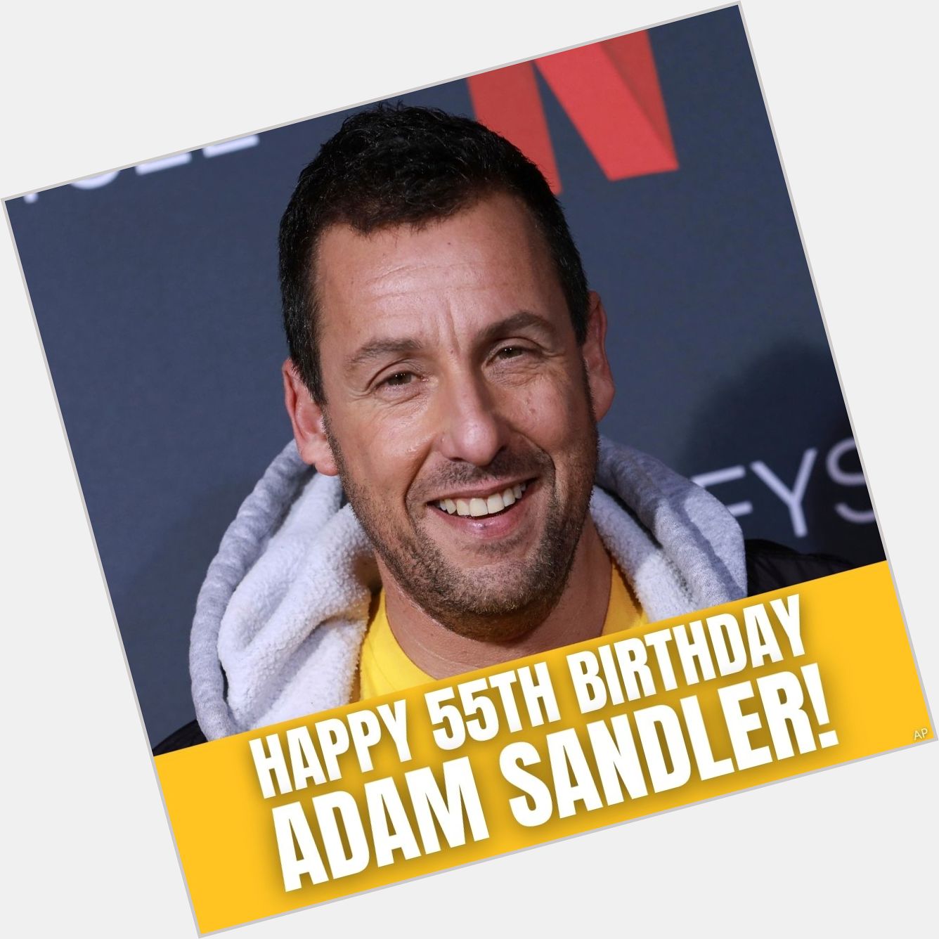 HAPPY BIRTHDAY! Adam Sandler turns 55 today. 