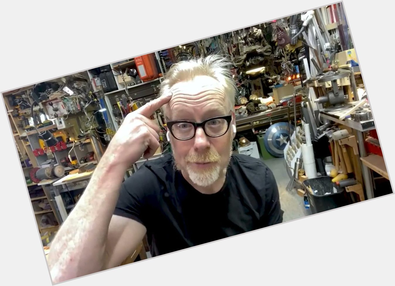 Morning! Today when I read messages, they will be in the voice of Adam Savage. Happy birthday 
