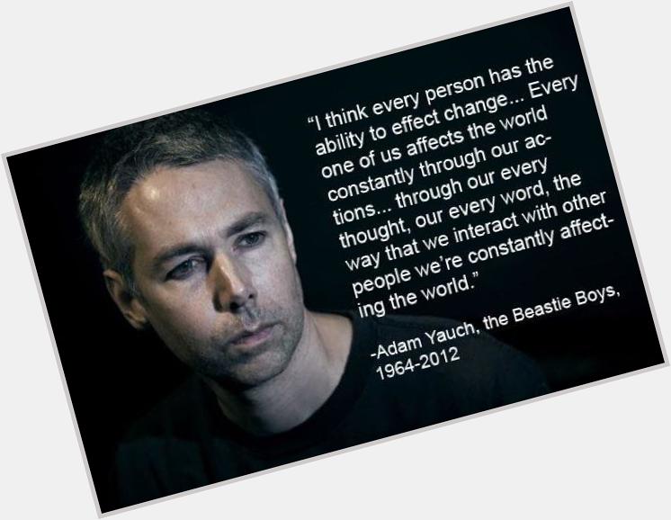 Today is Adam Yauch\s birthday, he would have been 51. Happy birthday MCA 