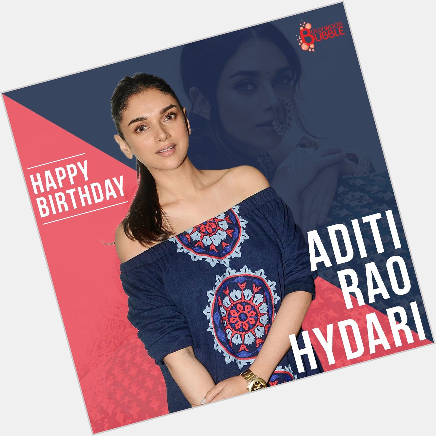 Sizzling and gorgeous, she is talent aplomb. wishes Aditi Rao Hydari a very Happy Birthday! 