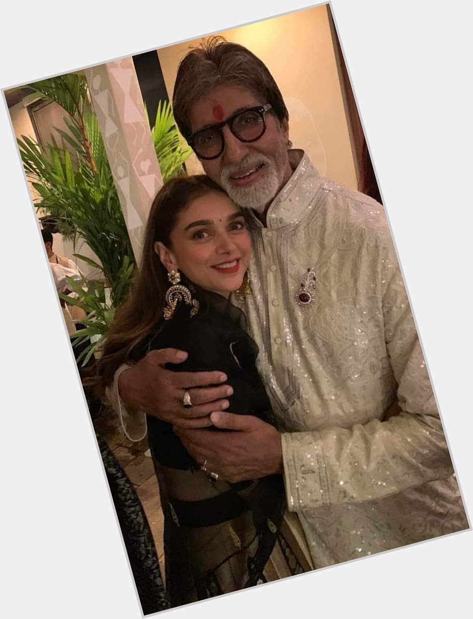Then, now and forever a legend.
Happy happiest birthday to Sr Bachchan sir  -- Aditi Rao Hydari 