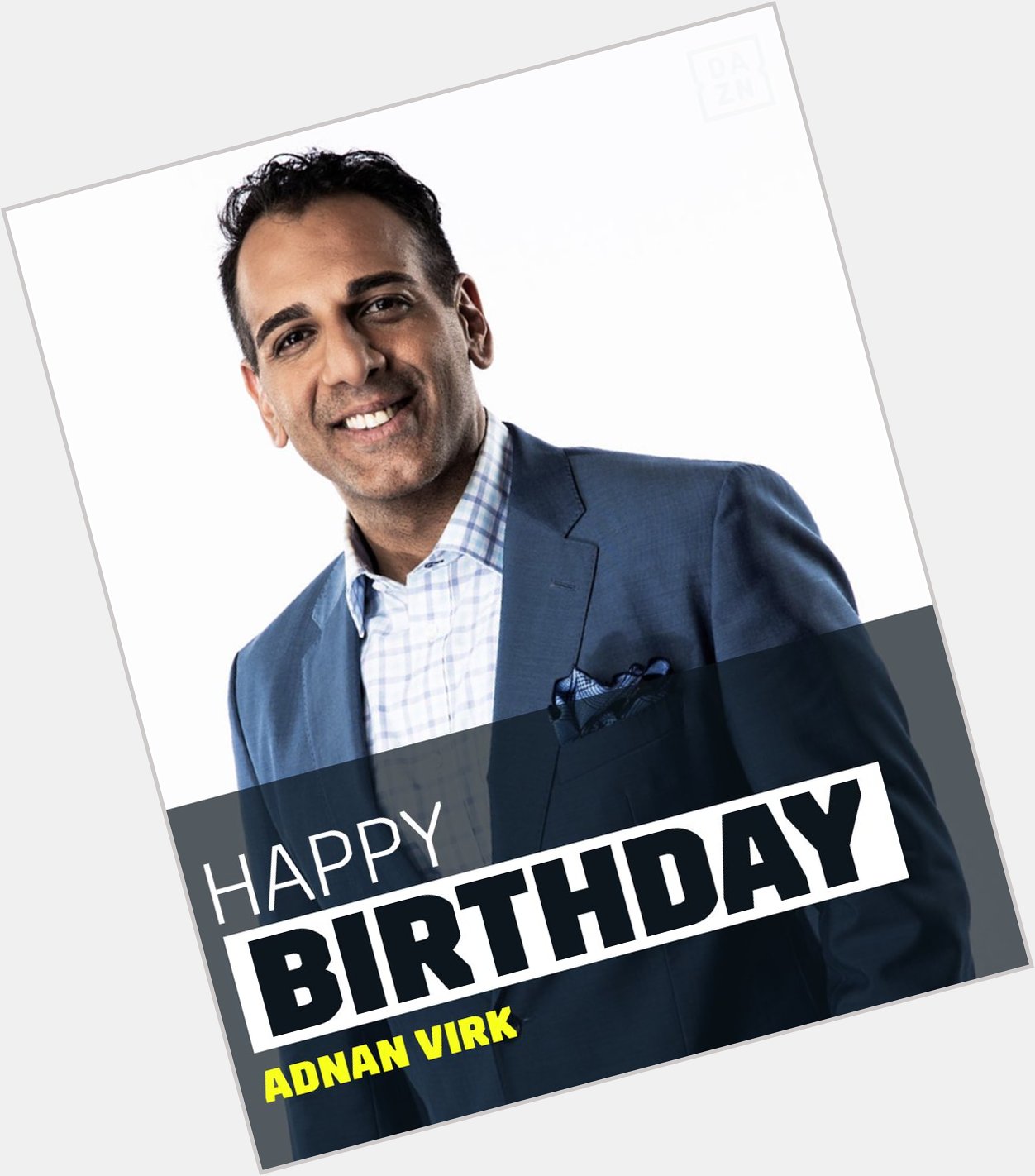 Happy Birthday to our very own, Adnan Virk!  (h/t 
