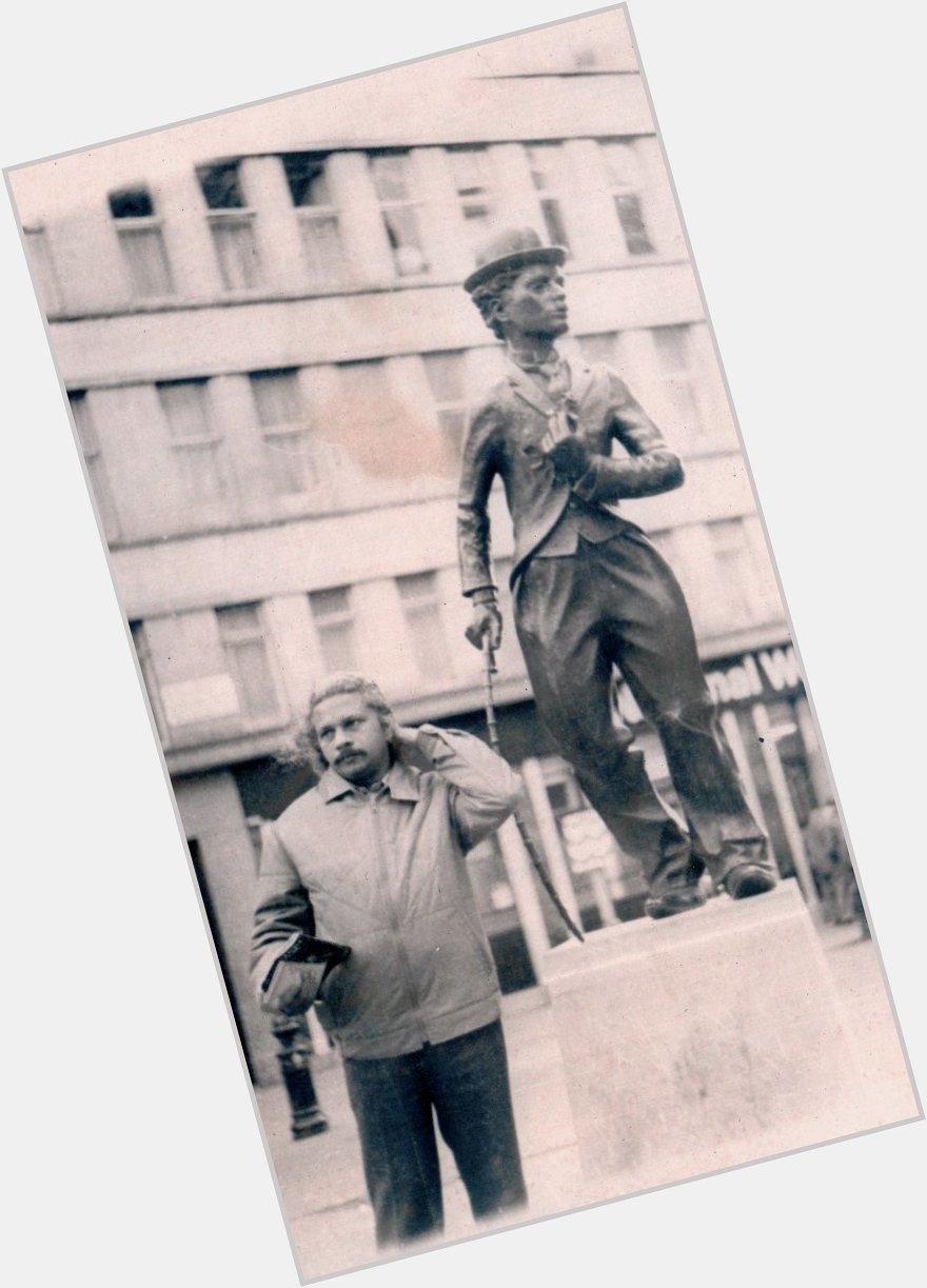 Adoor gopalakrishnan in london with charlie chaplin, happy birthday! 