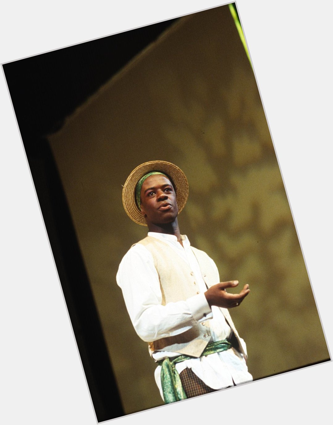 A very happy birthday to Adrian Lester, shown here as Rosalind in As You Like It (1994). Photograph by John Haynes. 