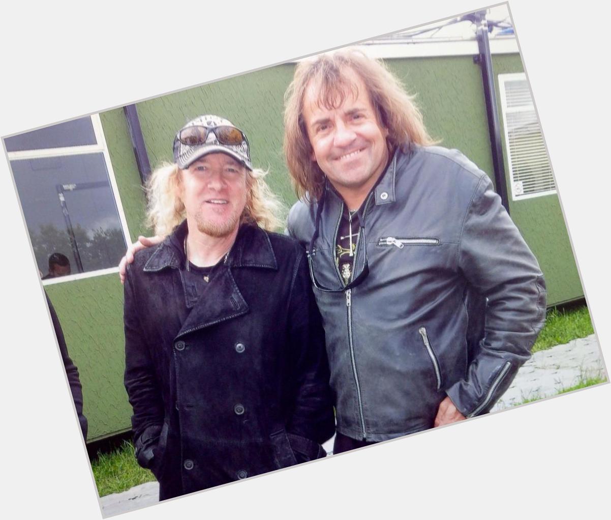 Happy Birthday to rock god and carp angler Adrian Smith from Iron Maiden. 
Backstage at a wet and windy Download... 