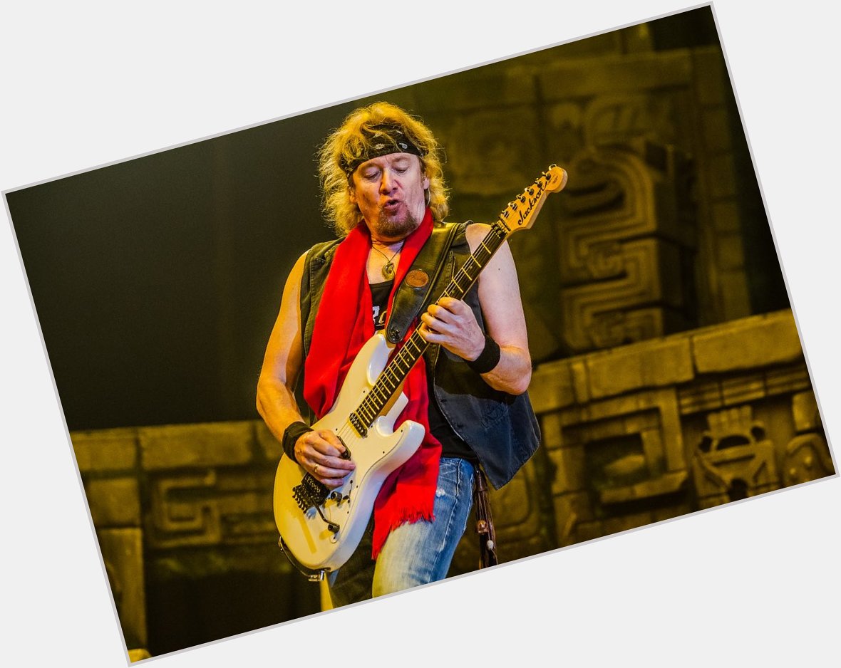 Happy Birthday to the skilfull guitarist Adrian Smith! 
The world wouldn\t have been the same without Iron Maiden  