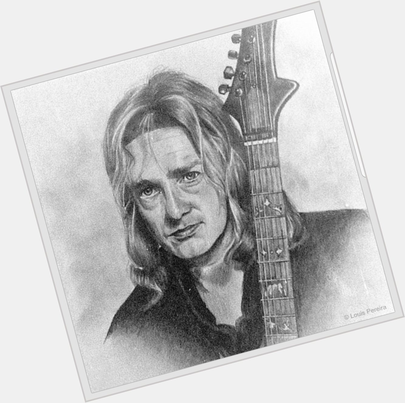  Happy 64th Birthday Adrian Smith! Here\s a pencil portrait I did of Adrian back in the mid 80s 
