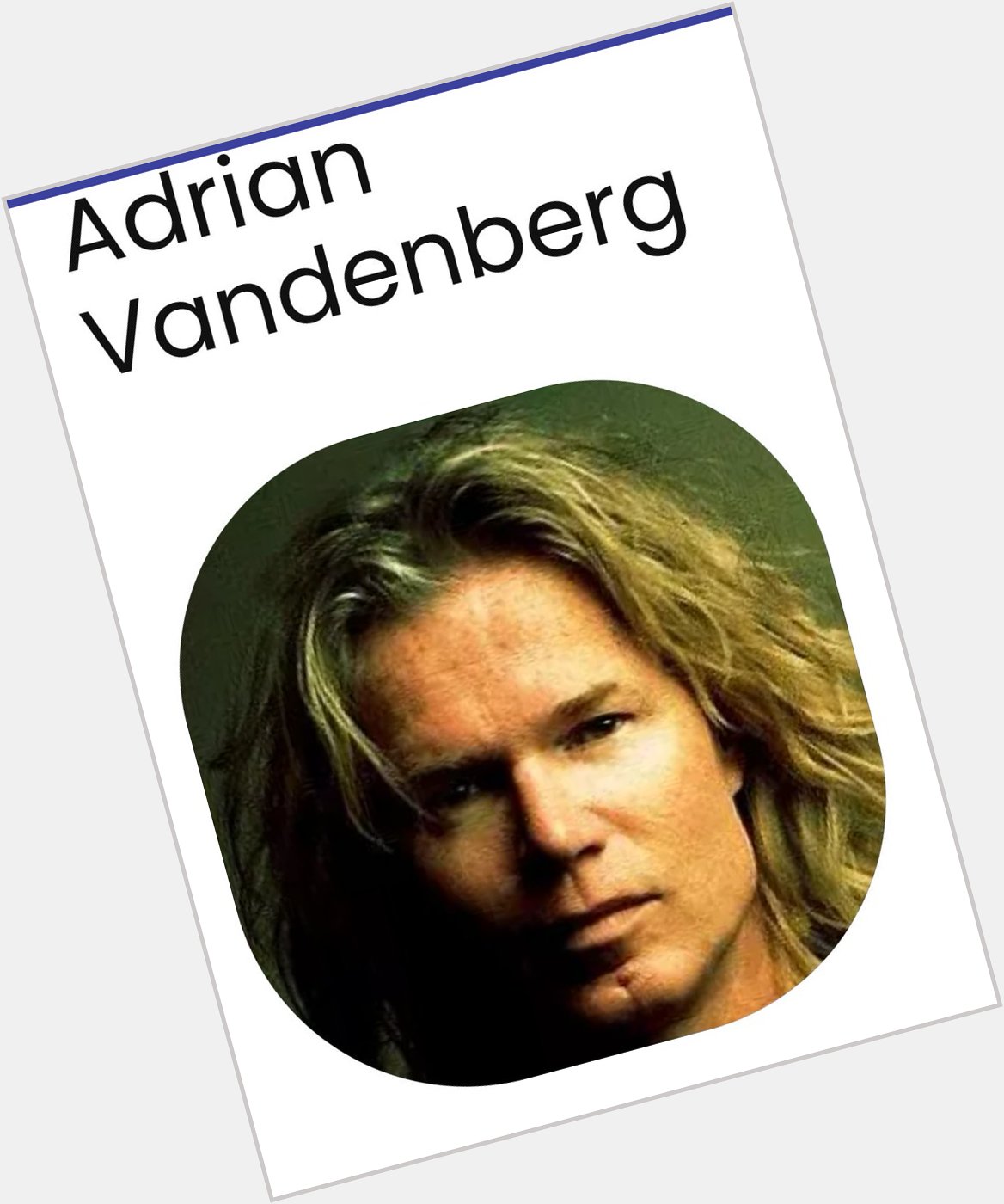 Wishing a belated Happy 68th Birthday to guitarist Adrian Vandenberg. Born January 31, 1954. Adrian Vandenberg 