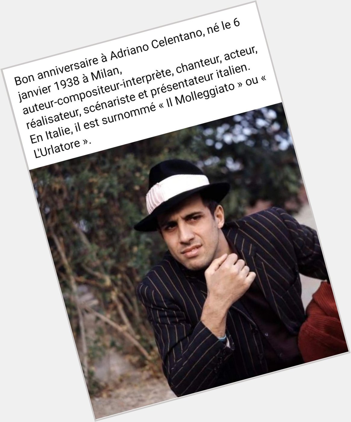 Happy birthday Adriano Celentano  