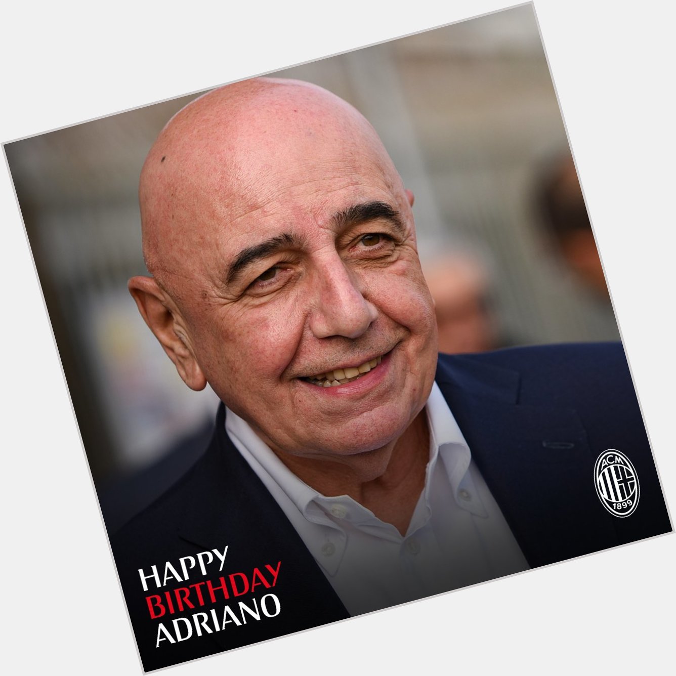 Happy 78th birthday to Adriano Galliani!  