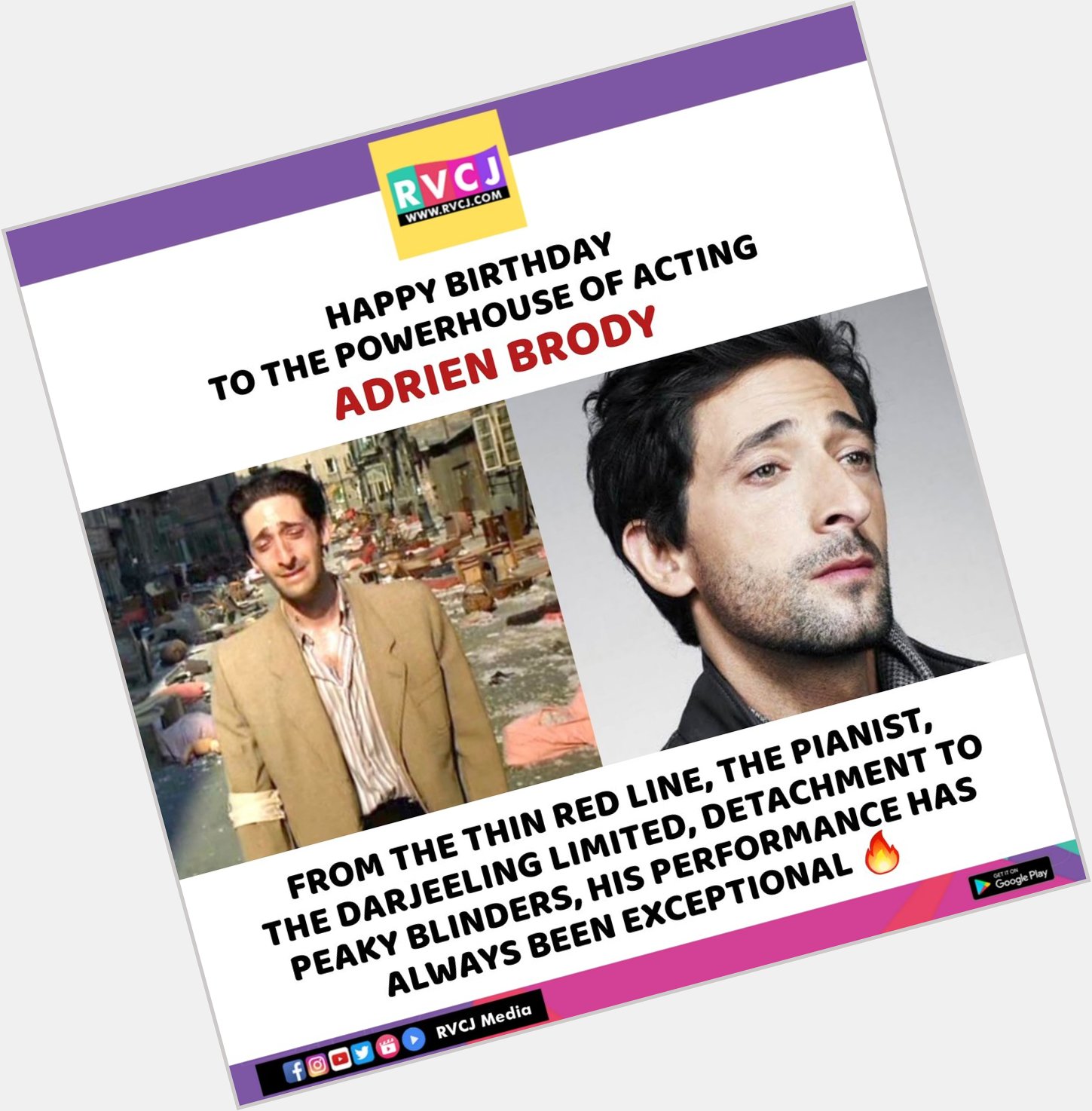 Happy Birthday Adrien Brody!   