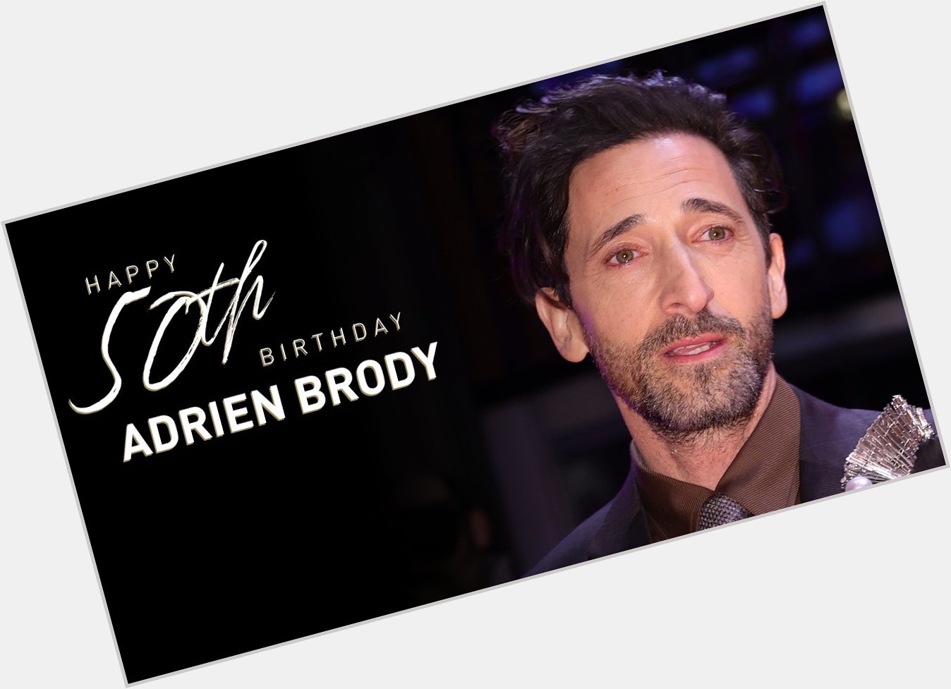 Happy 50th birthday Adrien Brody!

Read his tribute here:  