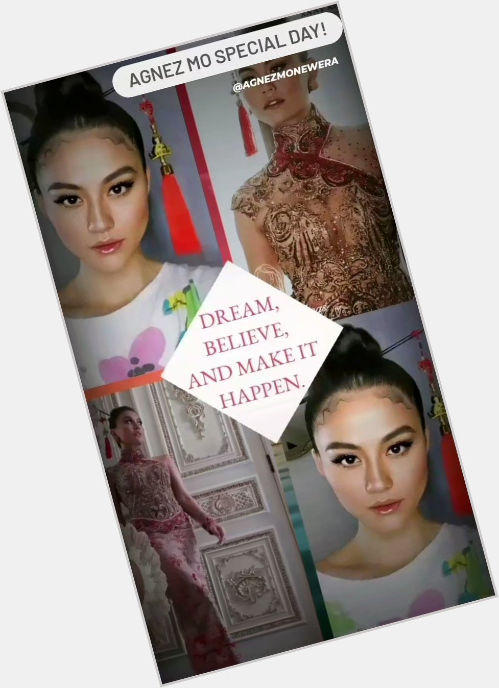 Happy Birthday Agnez Mo  Wish u all the best my Queen Now u officially turn 34 years old, Love u    