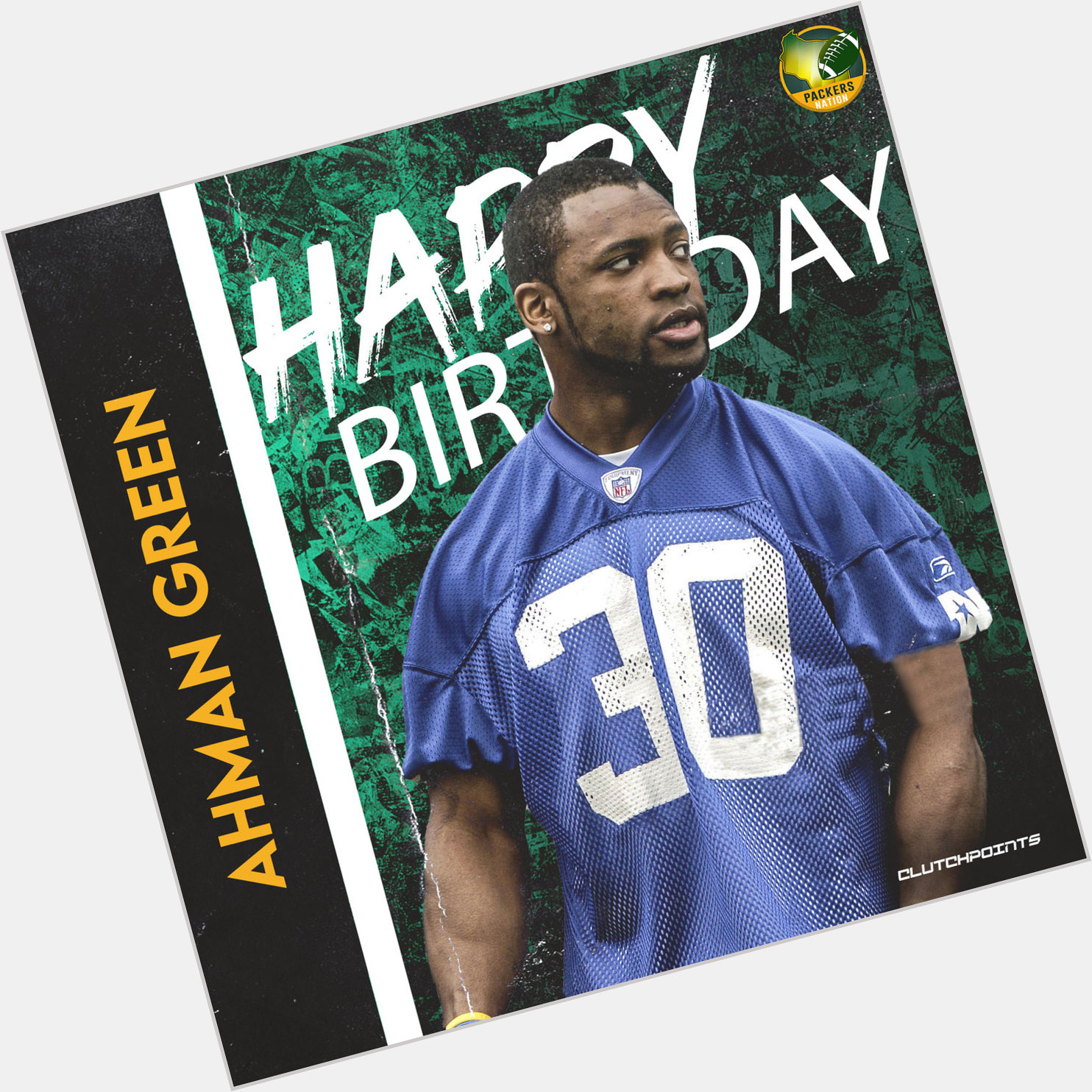 Packers Nation, let\s wish a happy 45th birthday to Ahman Green. 