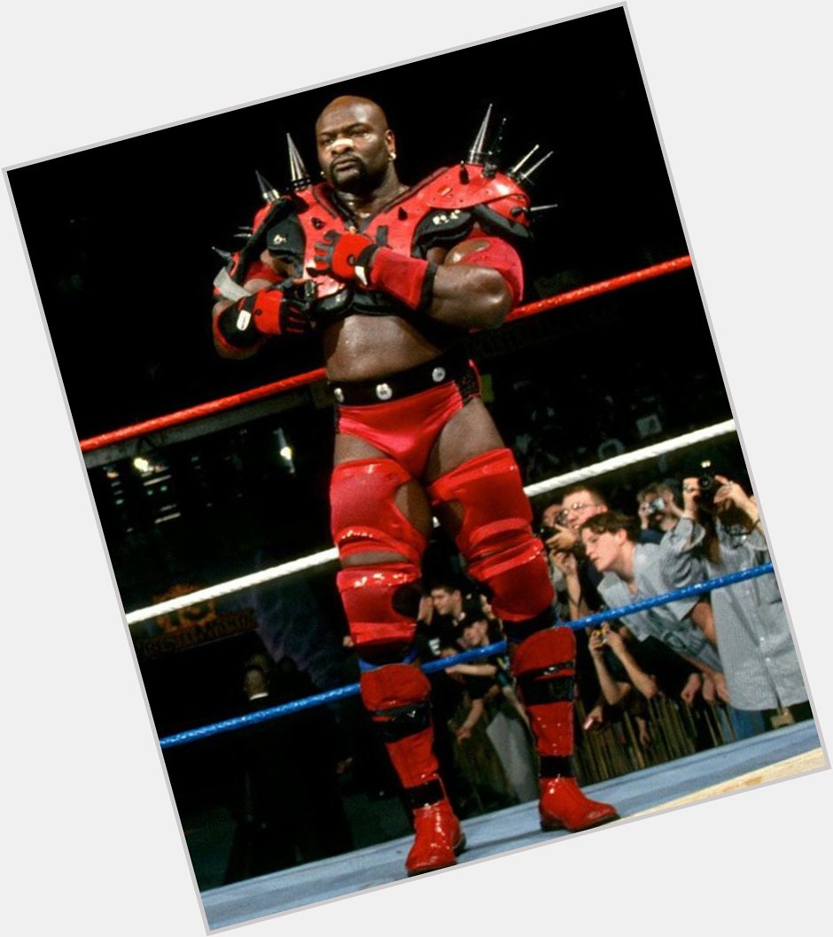 Happy Birthday to Ahmed Johnson. 1st black ic champ and only wrestler to wear knew pads on his thighs 