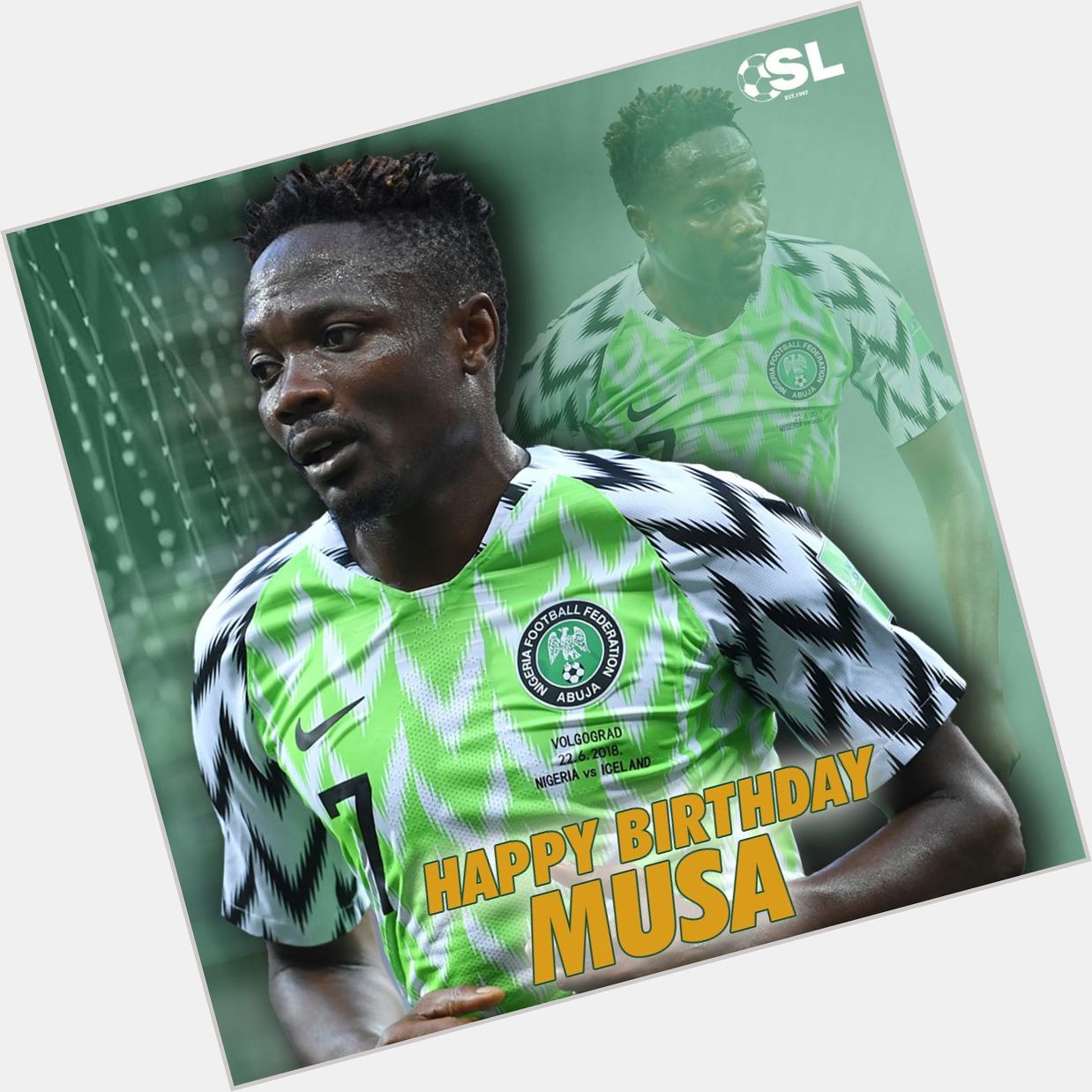 Happy Birthday to the man who made Nigeria dream in the World Cup, Ahmed Musa. 