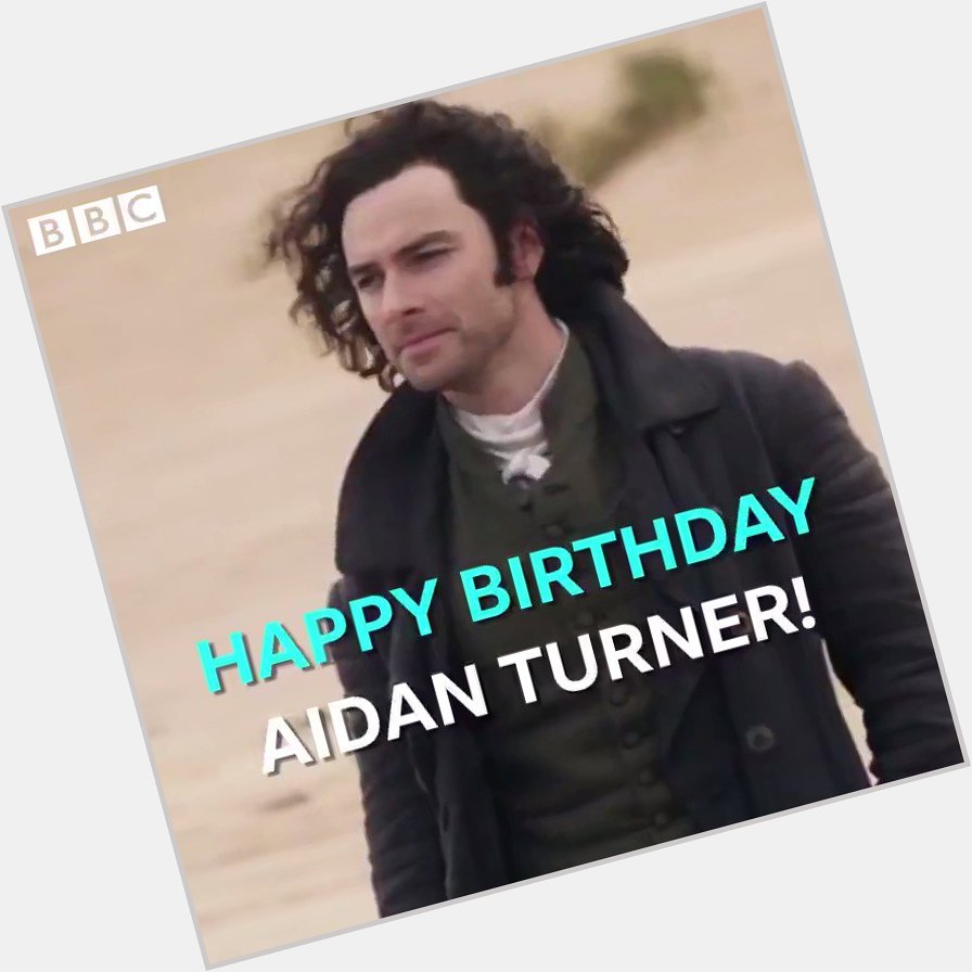 Happy birthday to Aidan Turner! 