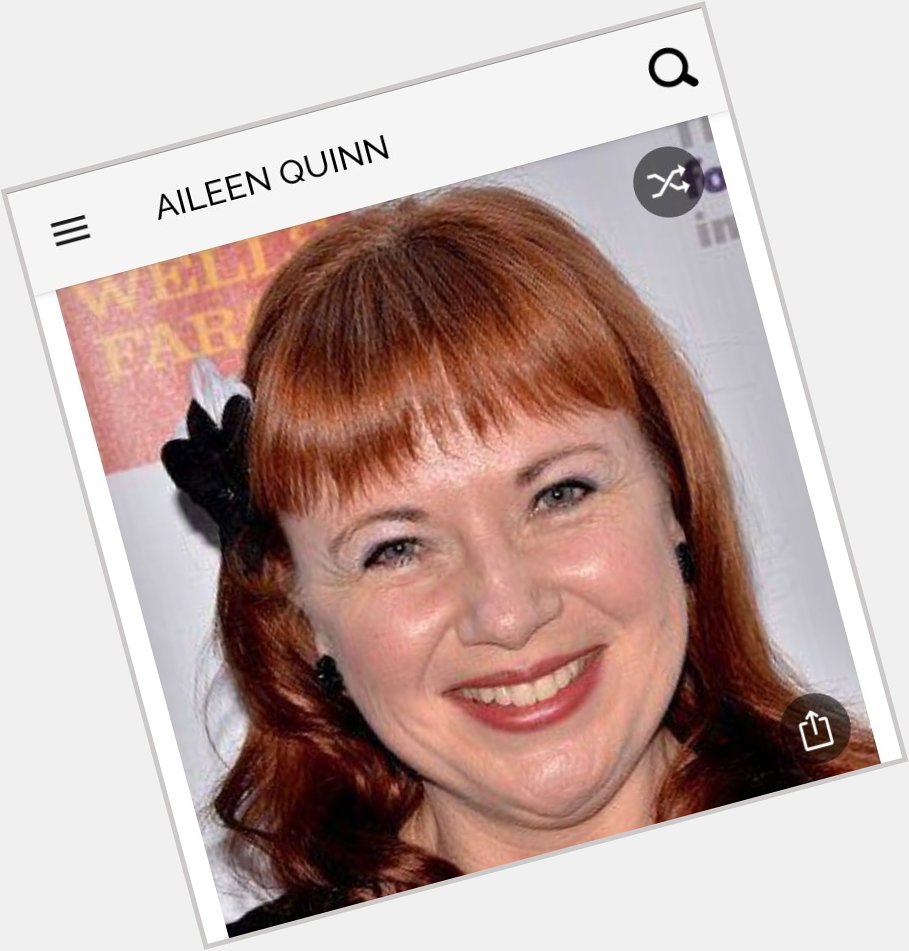 Happy birthday to this great actress.  Happy birthday to Aileen Quinn 