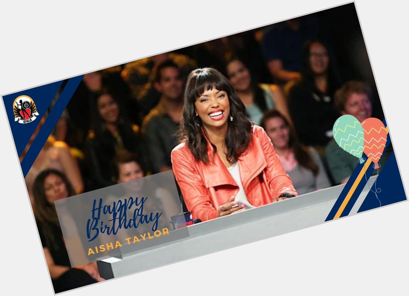 Happy Birthday to one of the funniest people in show biz - Aisha Tyler!  