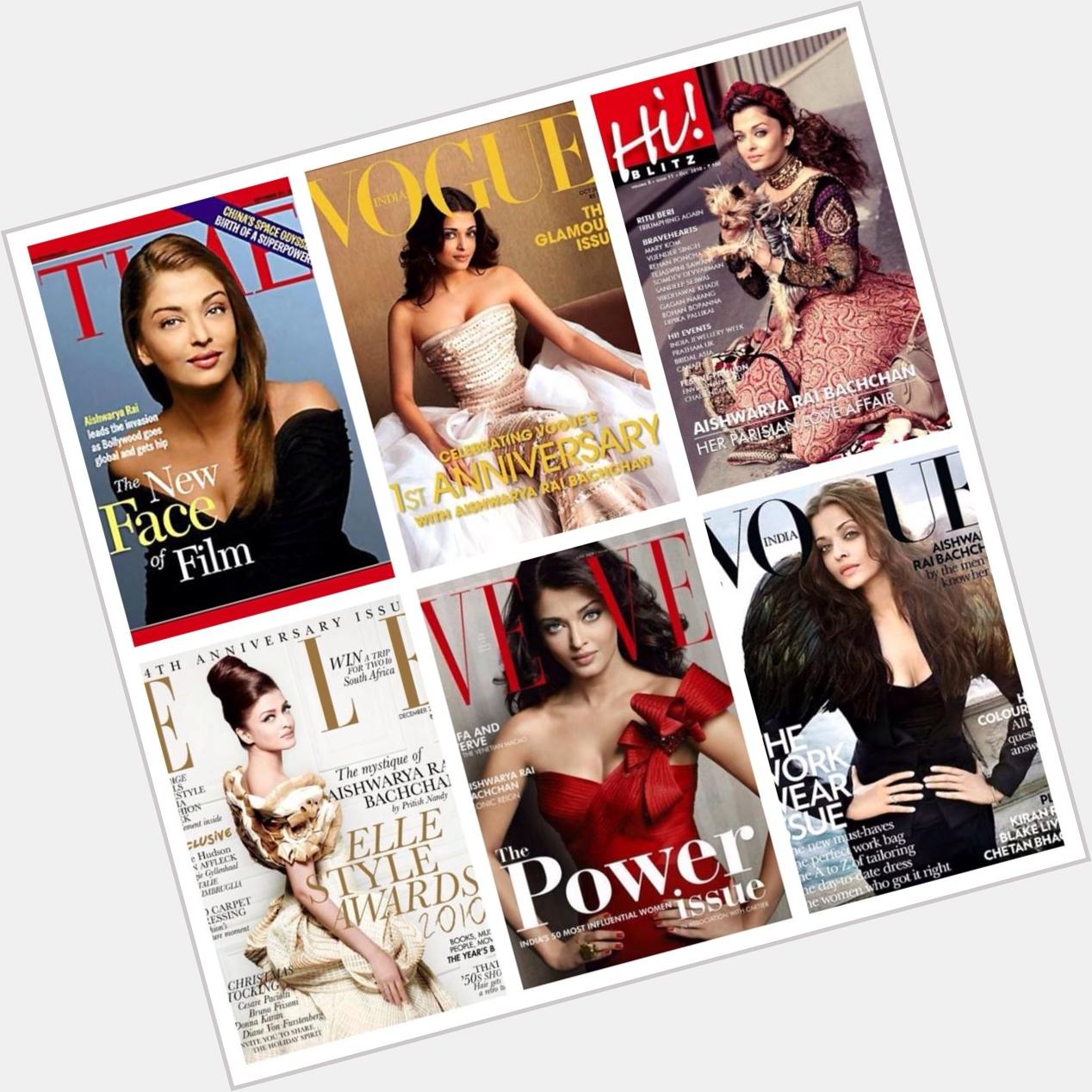 HAPPY BIRTHDAY Aishwarya R.B. | A look at her 20 best magazine covers: 