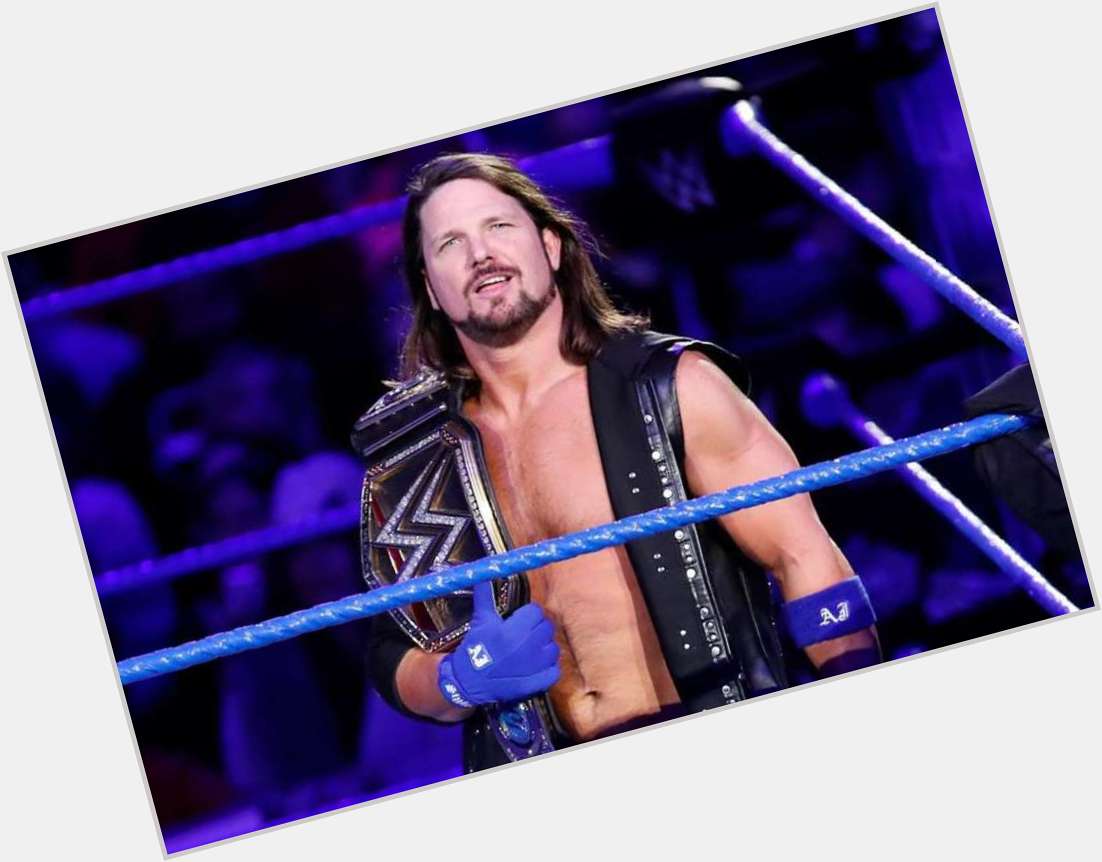 A very very happy birthday to the phenomenal AJ styles and the greatest wwe heavyweight champion 