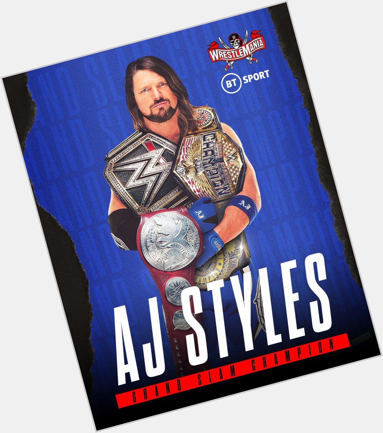 Happy birthday to the grand slam champion.
A generational one of a kind phenomenal star.
AJ STYLES. 