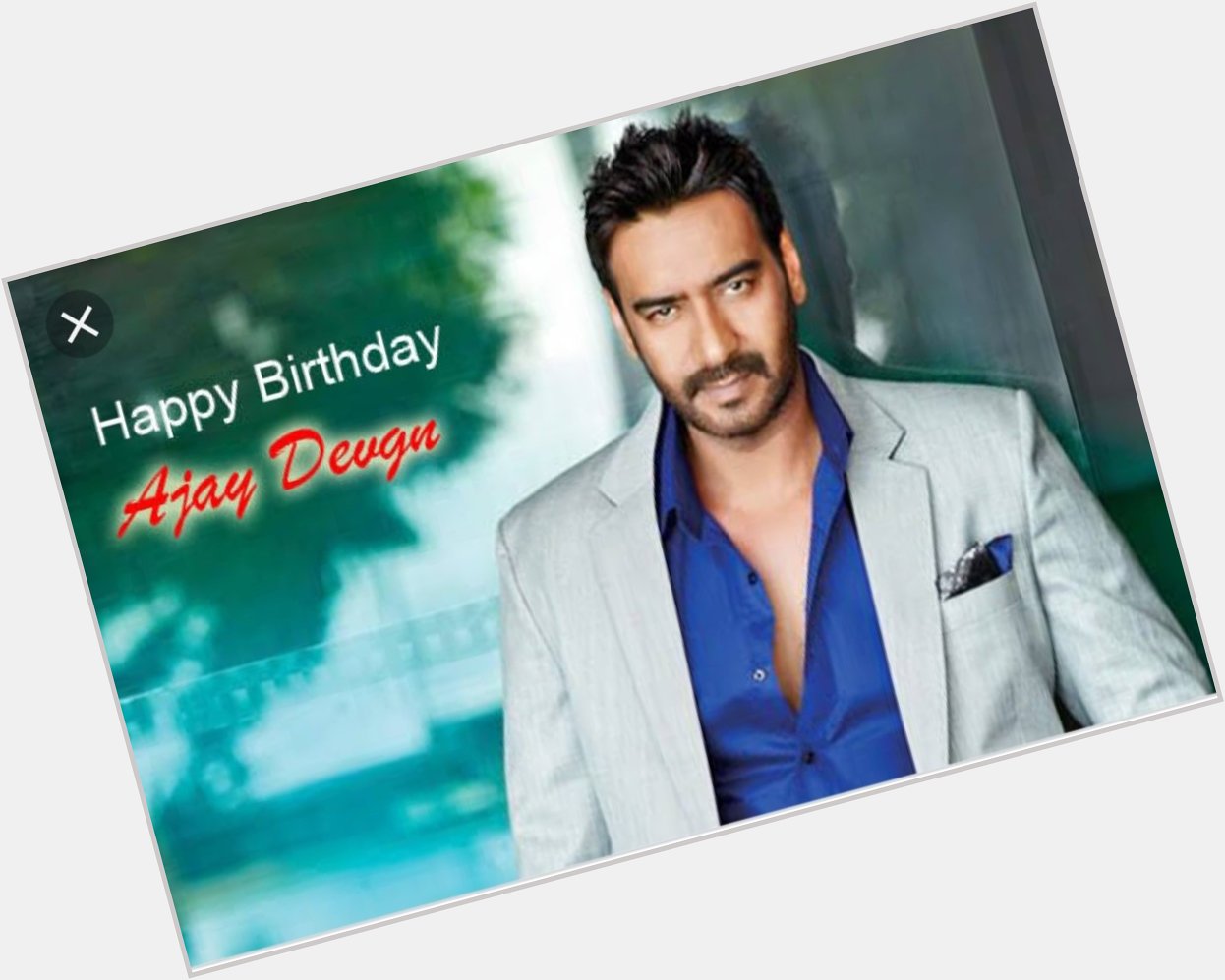  Happy Birthday   the Great Bollywood actor Ajay Devgan Sir ji  my heart, love you Sir VS 