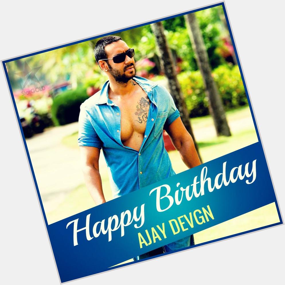 Here s wishing the dashing a happy birthday!

Which is your favourite Ajay Devgn movie? 