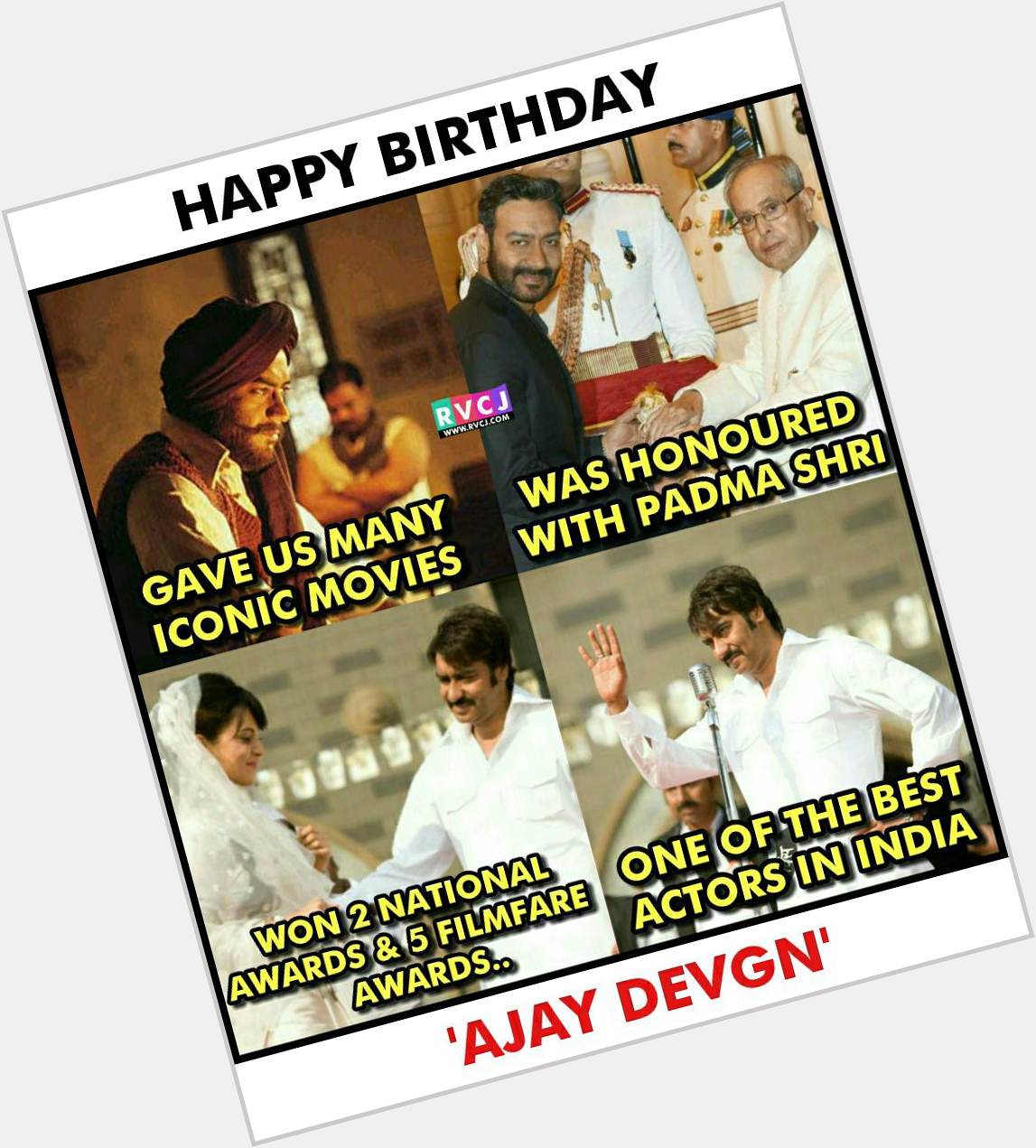 Happy Birthday Ajay Devgn 
