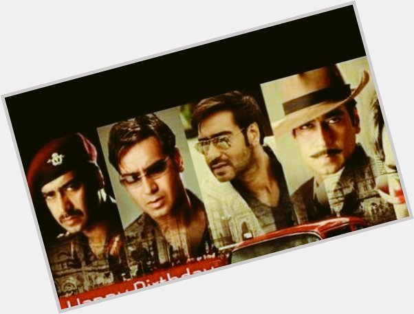 Happy Birthday Ajay Devgn, an actor who played gangster, cop, lover, villain, all with perfection. 