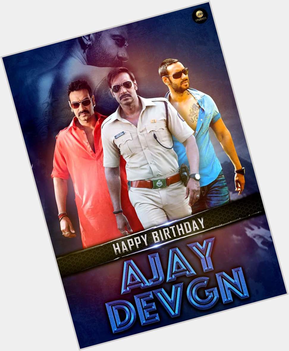 Happy birthday to the King of hearts 
. Love you Ajay DevgN sir 