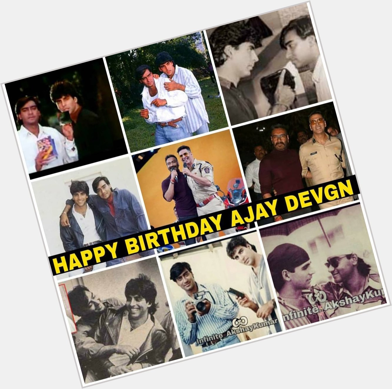 Wish u a very very happy birthday Ajay devgn sir..... 