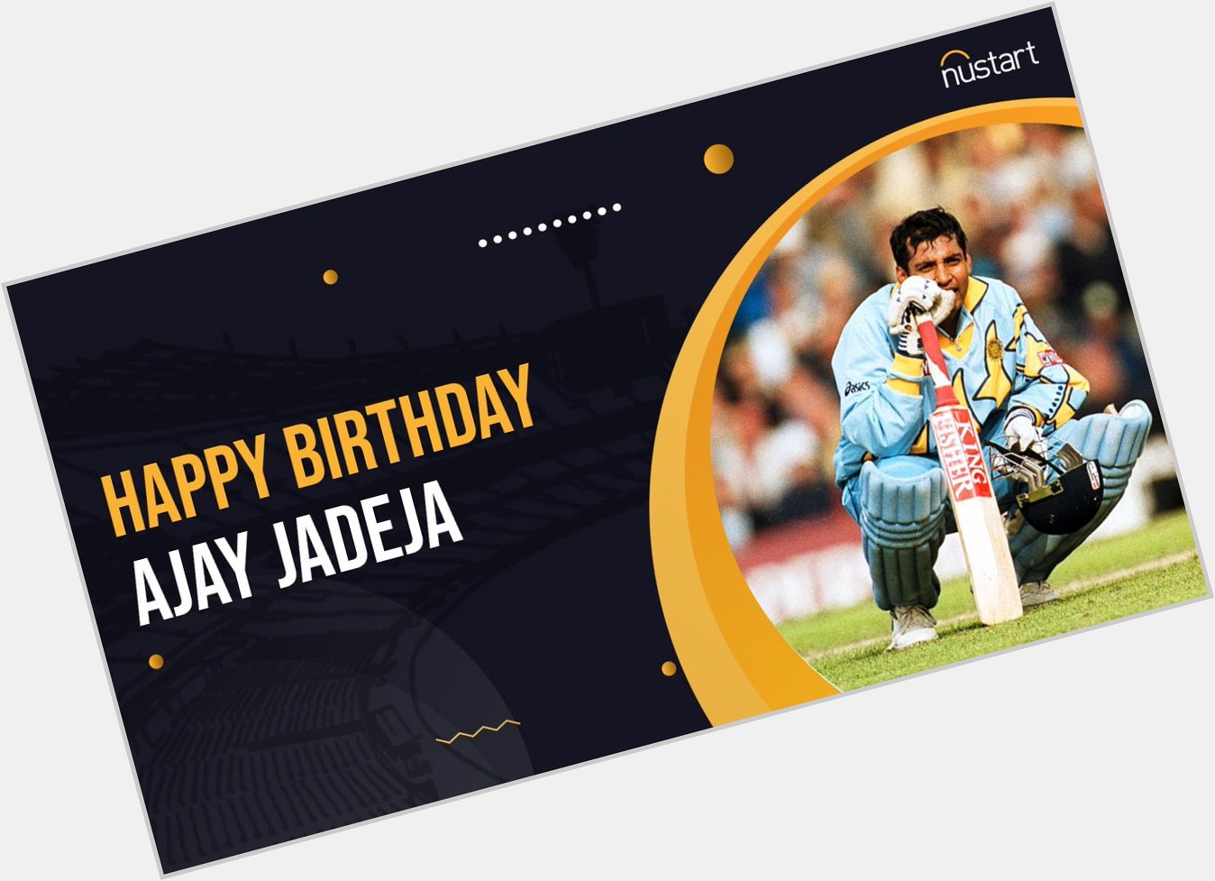 Wishing former batter and current cricket expert, Ajay Jadeja, a very happy birthday. 