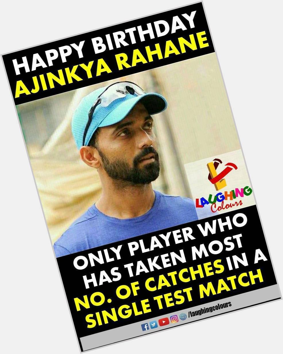 A very Happy birthday ajinkya rahane 
