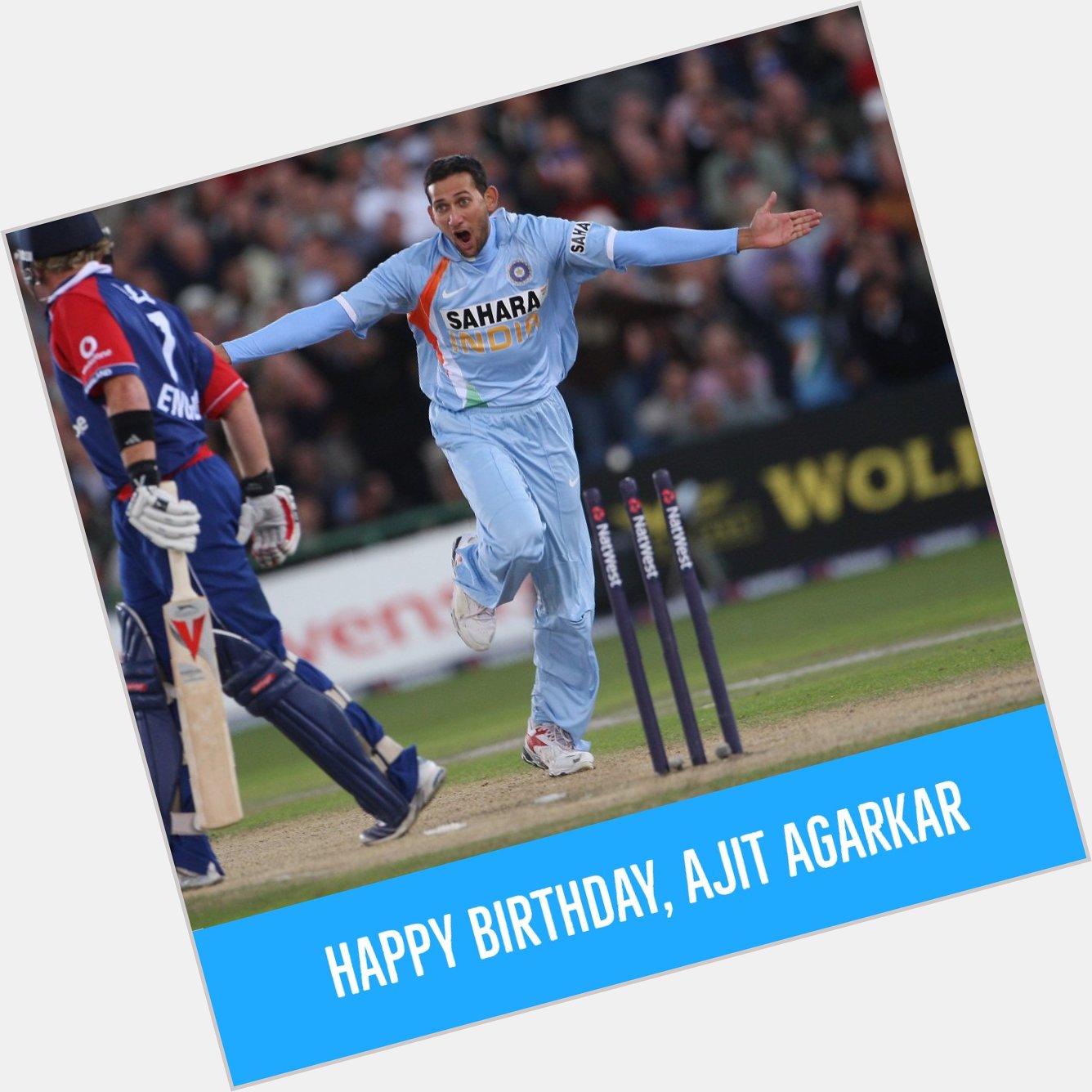 A happy 41st birthday to former India fast bowler Ajit Agarkar  