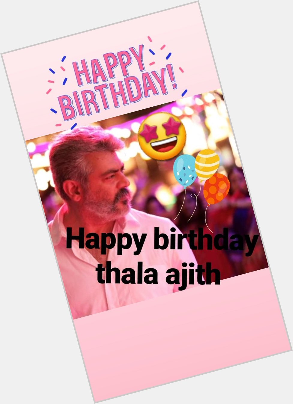 Happy birthday thala ajith kumar 
1 may 2019 
48th birthday 