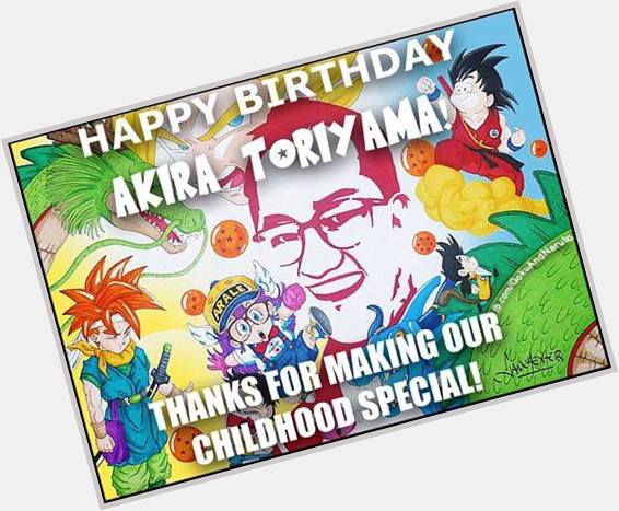 Yesterday, that was the birthday of Akira Toriyama ! Happy Birthday to our favorite Author !   