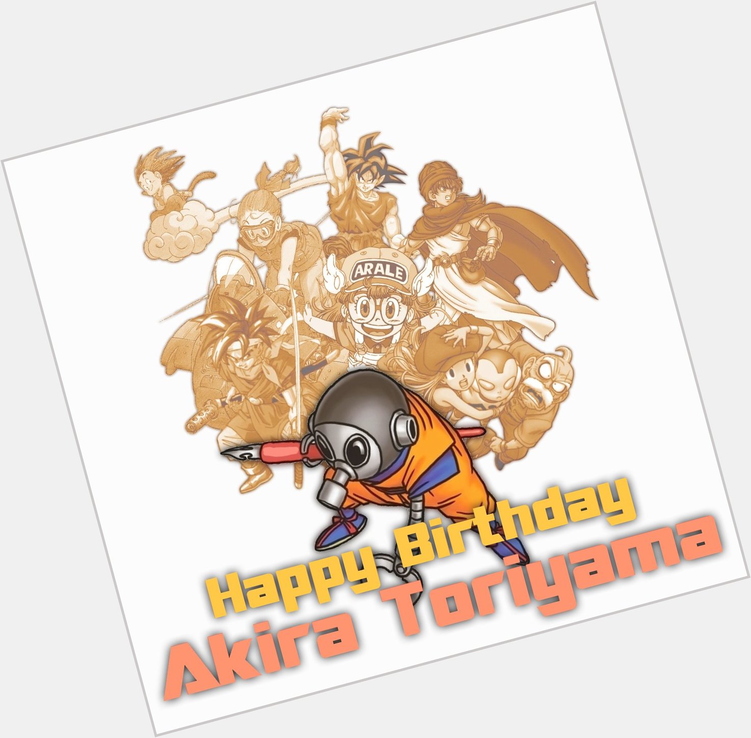 Toonami Squad wishes Akira Toriyama a Happy Birthday!  Kamehameha! 