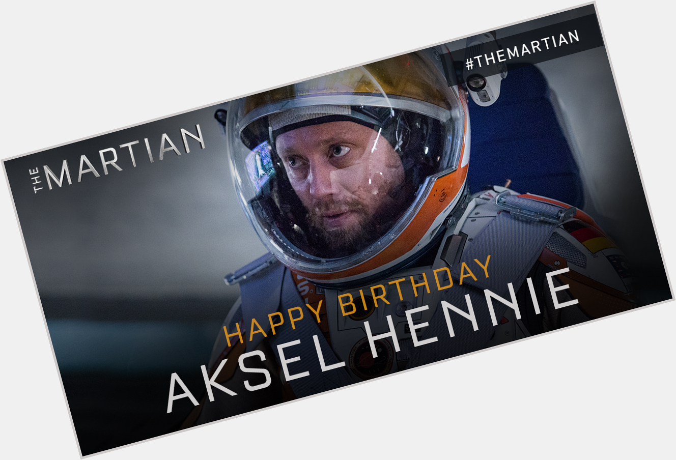 Happy birthday to Aksel Hennie! See him as in now in theaters.  