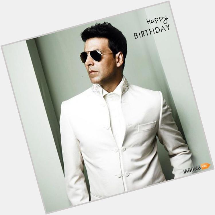 Heres wishing a very happy birthday to the Dapper Khiladi of Bollywood, Akshay Kumar! 
