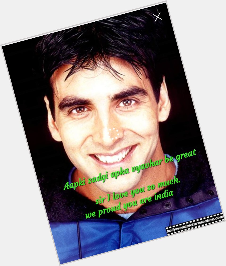 Heart king & World king The Super Star Akshay kumar sir happy birthday to you and love you so much 