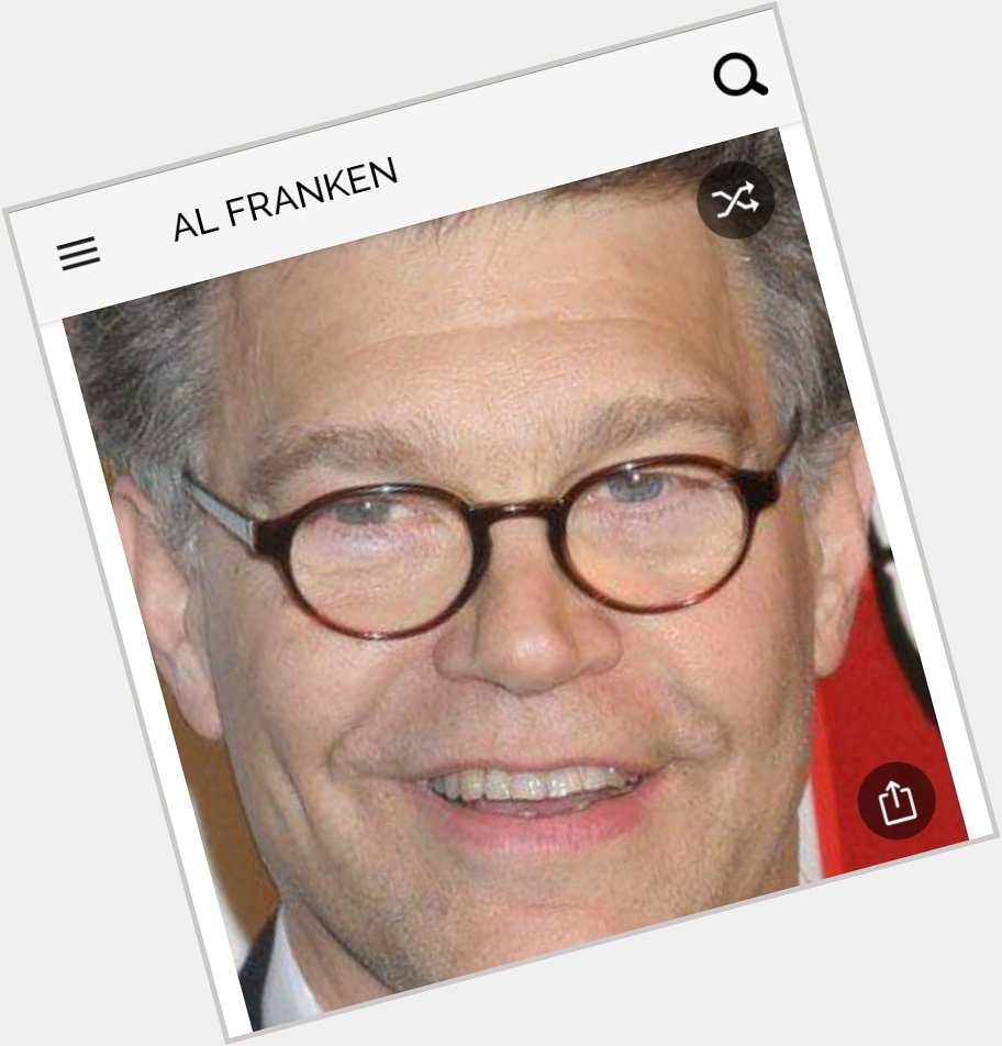 Happy birthday to this great politician.  Happy birthday to Al Franken 