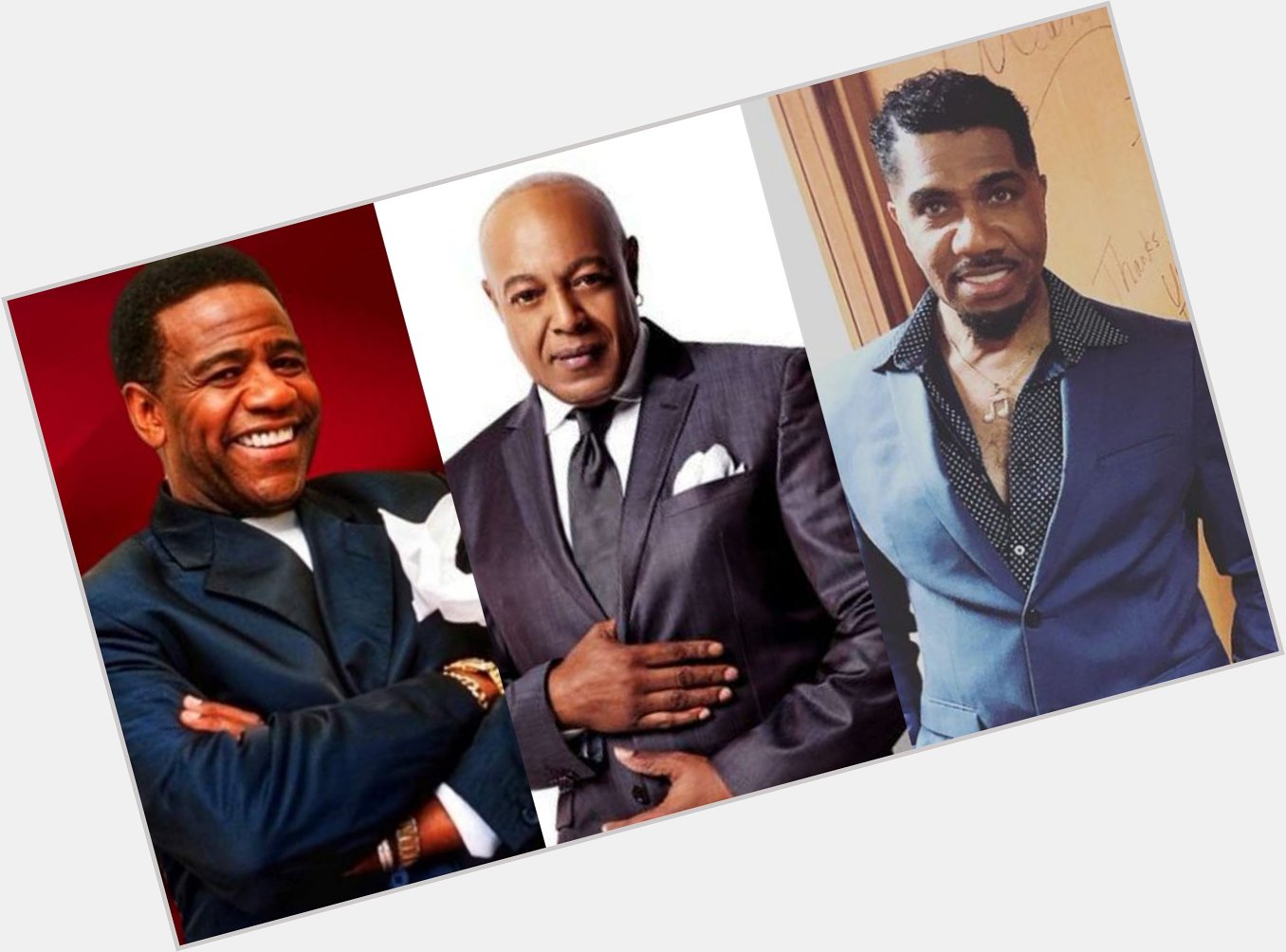 Happy Birthday shout-outs to three soul crooners! Al Green, Peabo Bryson and Wayne Lewis (of Atlantic Starr) 