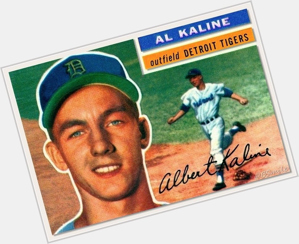 Happy 81st Birthday Al Kaline! Cheers to Detroit\s \"Mr. Tiger\" (18x All-Star, 10x Gold Gloves & 3,007 hits) 