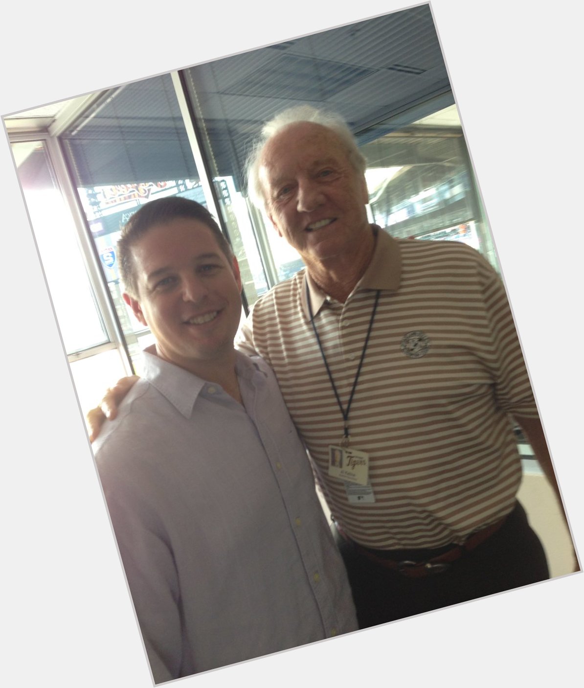 That guy will take pictures with anyone...Happy Birthday to the legend Al Kaline.  