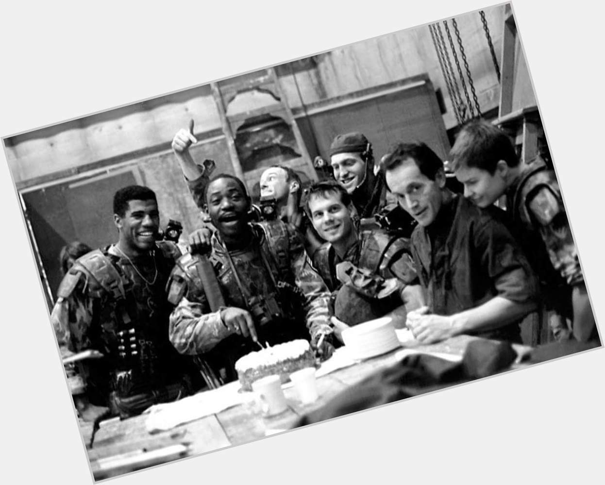 Happy 73rd birthday to Al Matthews seen here celebrating on the set of Aliens with his fellow cast! 