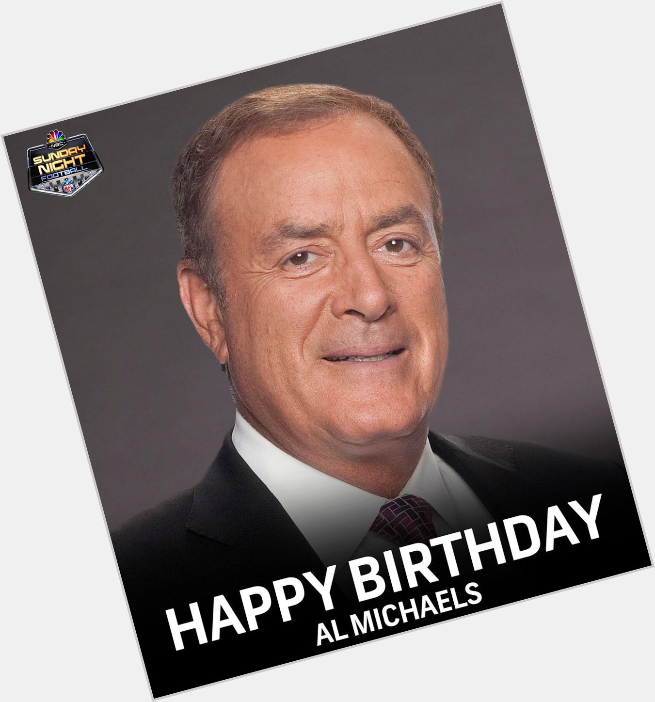 Happy Birthday Al Michaels! 
