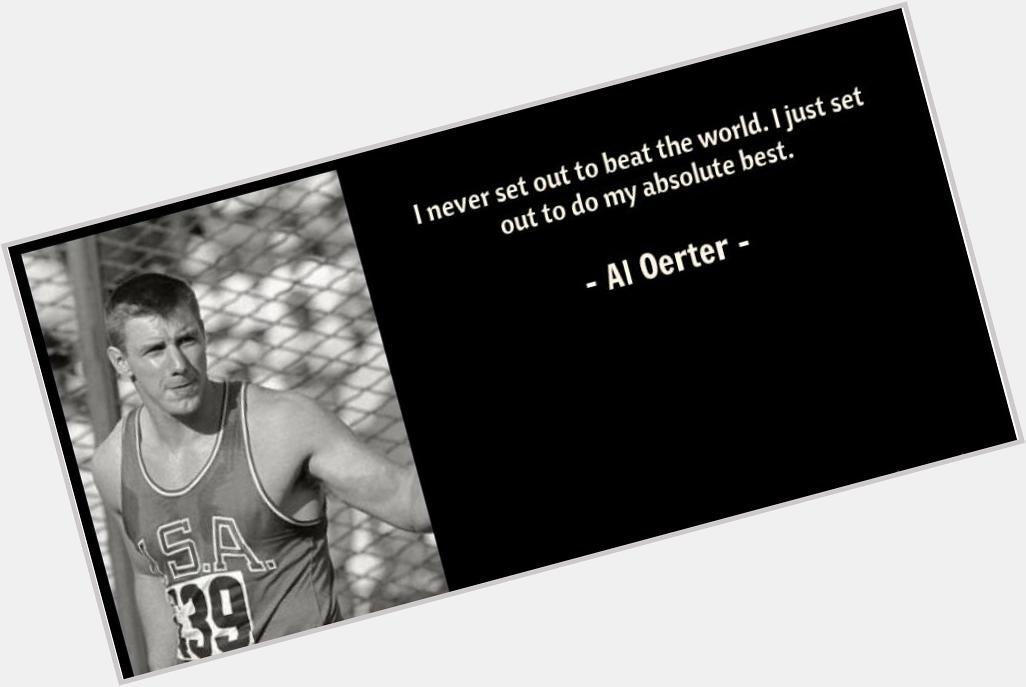  Happy \"Self-motivated\" Thursday! Happy Birthday Al Oerter! 